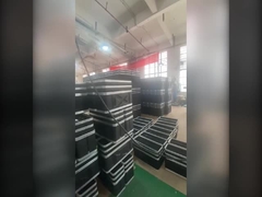 caja baja del estante del ABS de 10u 4U con las ruedas superiores y la manija lateral