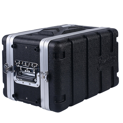 ABS durable 8&quot; caso bajo 4X Laches del vuelo de la profundidad 6u