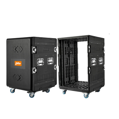 Polietileno 20&quot; de Guider caja del estante del vuelo de la profundidad 16U con las ruedas