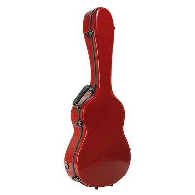 Caja clásica de la guitarra de la fibra de vidrio de 39 pulgadas la mejor roja