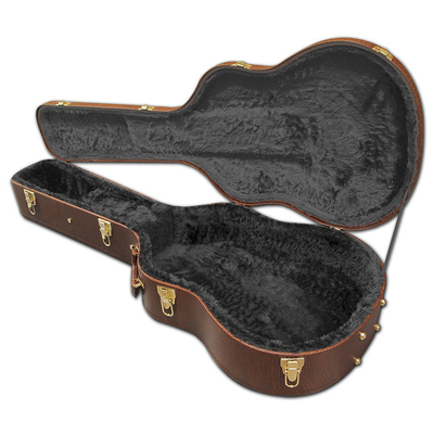 Estuche rígido de la guitarra acústica de la madera contrachapada