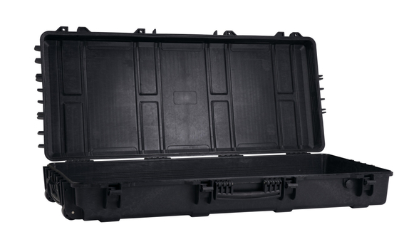 ALCANCE negro de encargo 220 de la tapa del top de la espuma de la onda de la caja del estante de la guitarra eléctrica del estuche rígido
