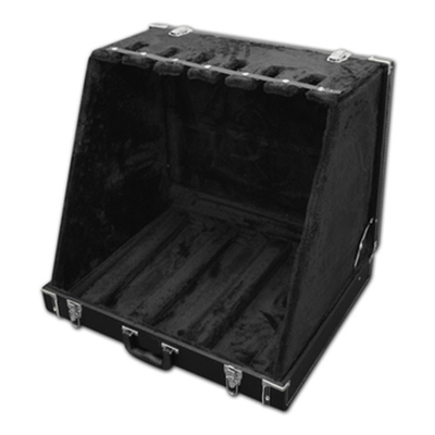 Manija que lleva rellenada soporte de la guitarra de la caja del estante de la guitarra de Hardshell de la madera contrachapada