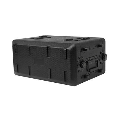 Fácil lleve el negro bajo PE 10&quot; de la caja del estante del espacio 4U 4 prenda impermeable de la profundidad