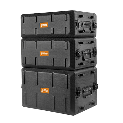 PE 10&quot; caja baja del estante caso/6u del estante de la montura antichoque de la profundidad 6U