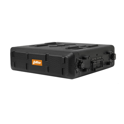PE 15&quot; caja del estante del vuelo del soporte de estante de la profundidad 2U para el receptor/el procesador del micrófono