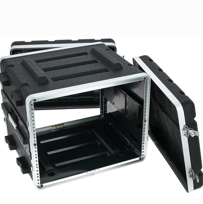 ABS durable 17&quot; del caso del vuelo del estante 8u del PA del amplificador profundidad