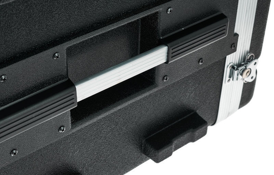 ABS durable 17&quot; del caso del vuelo del estante 8u del PA del amplificador profundidad