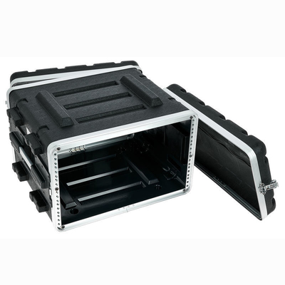 Caso montado en rack 480X480X267M M de la pulgada 6u de la prenda impermeable 19 para los amplificadores Geers