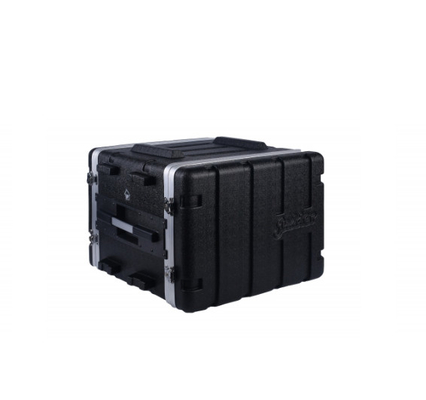 ABS durable 8U cierres resistentes de la torsión del caso 4X del vuelo de la caja/PA DJ del estante de 19 pulgadas