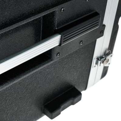 marco de aluminio amperio del ABS 10U caja del estante de 19 pulgadas/caja del estante del amplificador