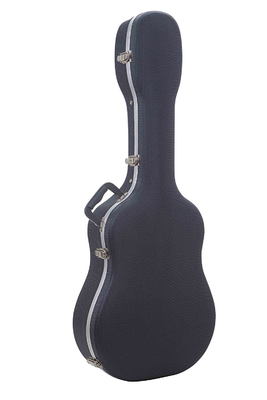 Negro clásico del estuche rígido de la guitarra del ABS de Guider para las guitarras de Dreadnought