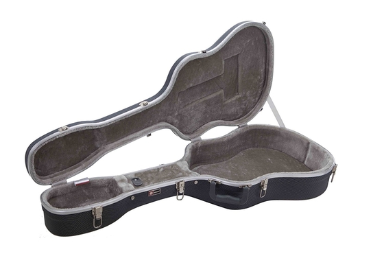 Negro clásico del estuche rígido de la guitarra del ABS de Guider para las guitarras de Dreadnought
