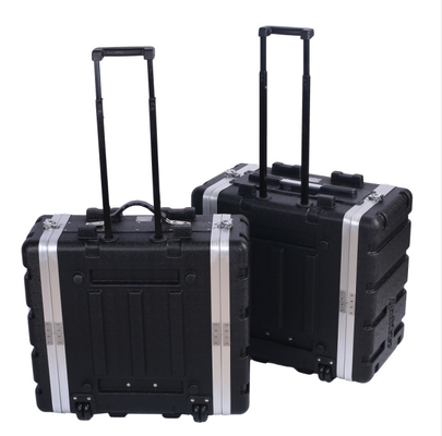 Marco fácil de la caja ABS+Aluminum del soporte del módulo de rodillos de Carry Audio 4U 3U