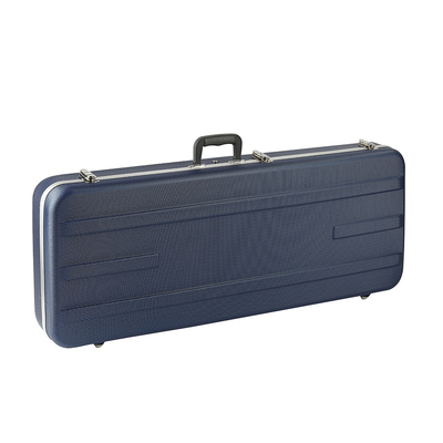 Estuche rígido rectangular Shell Blue Waterproof de la guitarra eléctrica del ABS