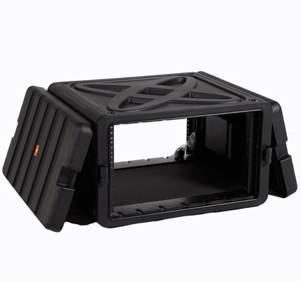 PP ligeros 6U caja Logo Impact Resistance de encargo del estante de 19 pulgadas