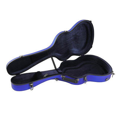 Resistencia de la rotura del caso de Matte Blue Fiberglass Classical Guitar alta