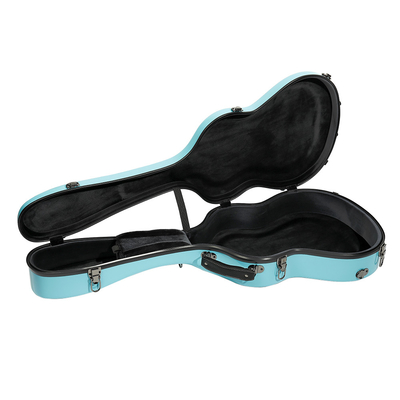 Prenda impermeable azul de Tiffiany del estuche rígido de la guitarra de la fibra de vidrio de 39 pulgadas