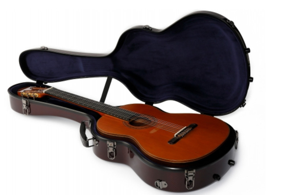 Estuche rígido de la guitarra acústica del carbono del aire para la manija rígida del viaje