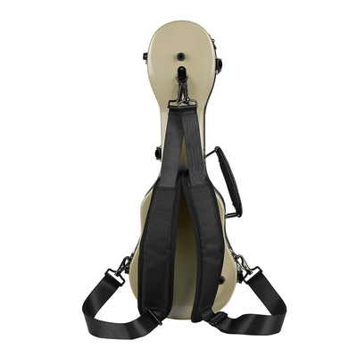 Guarnición suave del terciopelo del estuche rígido del ukelele del soprano de la fibra de vidrio de 10 colores