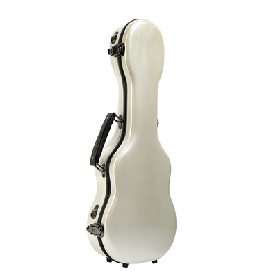 Prenda impermeable de marfil de Hardshell de la fibra de vidrio del estuche rígido del ukelele del concierto