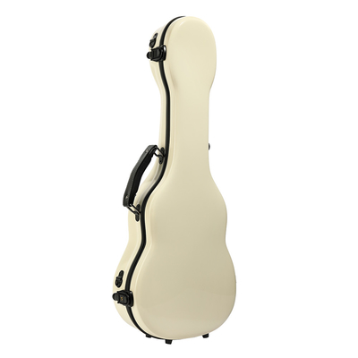 Color de marfil de la presión de la fibra de vidrio del tenor del estuche rígido anti del ukelele