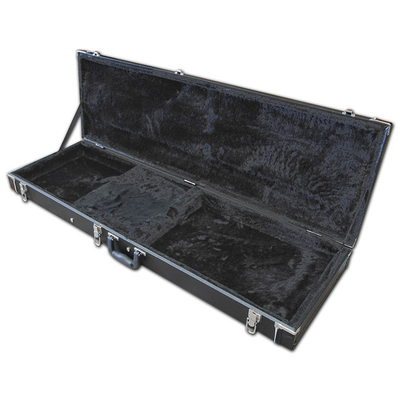 Madera contrachapada Bass Guitar Hard Case Black eléctrico del ALCANCE 220 o modificar color para requisitos particulares