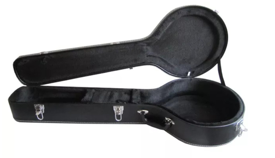 La caja del banjo de Hardshell de la espuma y de la felpa estuche rígido del banjo de la madera contrachapada de 3 milímetros reforzó