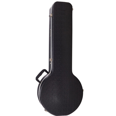 La felpa suave reforzada de la caja del banjo de Hardshell del ABS 3 triples croma los cierres plateados