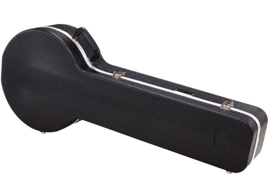 La felpa suave reforzada de la caja del banjo de Hardshell del ABS 3 triples croma los cierres plateados