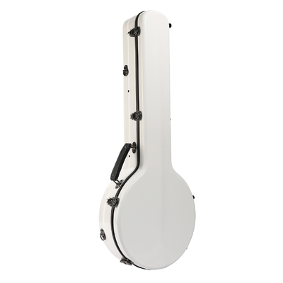 Fuerte blanco de la presión de la fibra de vidrio de Hardshell de la caja anti del banjo extremadamente