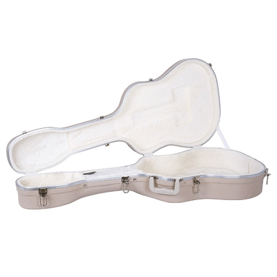 Caso clásico de marfil del vuelo de la guitarra de la caja del estante de la guitarra del ABS del ALCANCE 220
