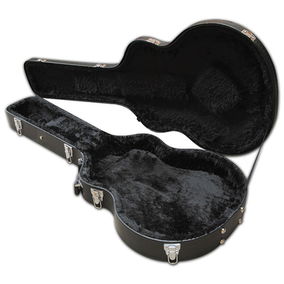 Madera contrachapada de madera del estuche rígido de la guitarra acústica de Dreadnought con la manija que lleva rellenada
