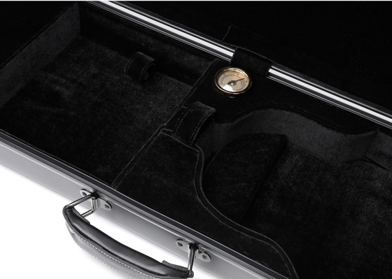 Resistente de agua durable de la manija del cuero de Shell Violin Hard Case With de la fibra de vidrio