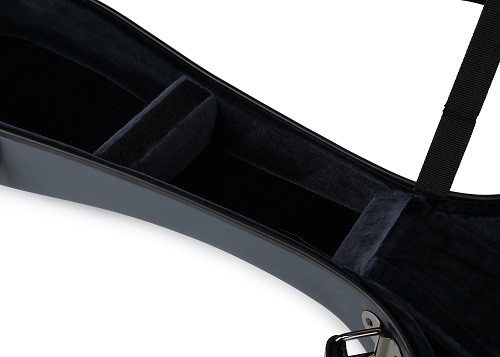 Caso de Matte Dark Grey Guitar Rack correas de la mochila de 39 pulgadas 2 X