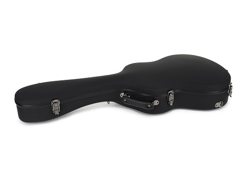 Estuche rígido del PVC Matte Black Leather Fiberglass Guitar con las correas de la mochila