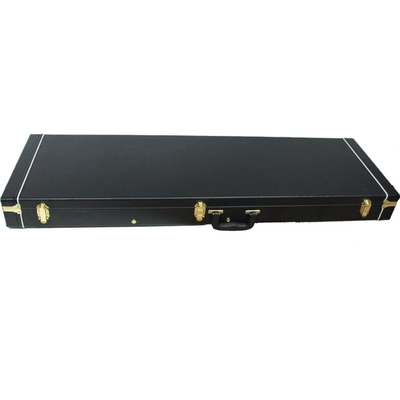 Colocaciones rectangulares del oro de la caja de madera de la guitarra eléctrica del OEM