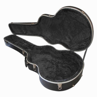 Caja de lujo acústica enorme de la guitarra del vuelo del ABS con color del negro de la manija