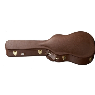 Brown Plywooden 38&quot; guarnición gruesa de la felpa del cuello de la caja el 13cm del estante de la guitarra