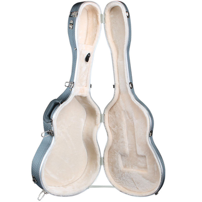 El empuje T de la espuma de la prenda impermeable del estuche rígido de la guitarra acústica del ABS formó la superficie cóncava