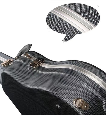 El empuje T de la espuma de la prenda impermeable del estuche rígido de la guitarra acústica del ABS formó la superficie cóncava