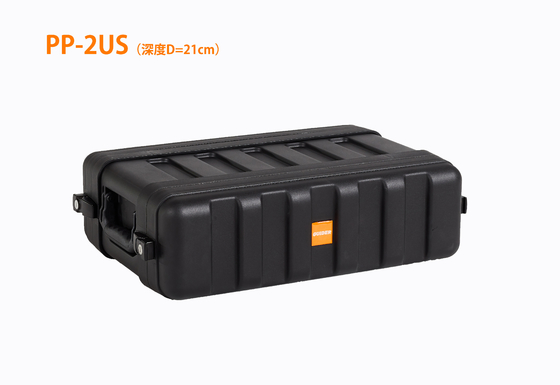 Caja 2U 482 a prueba de polvo resistentes x 483 x 178m m del estante de los PP el 19in