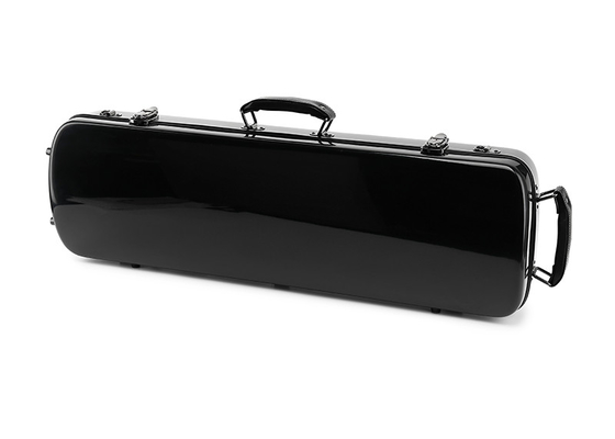 Estuche rígido impermeable del violín con la manija de cuero interior del terciopelo suave del bloqueo de teclas