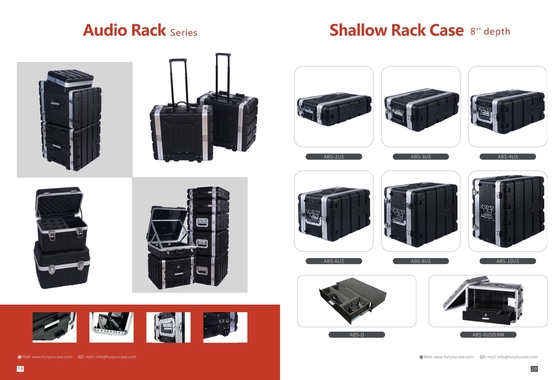 Cuadro de estante ABS 6U con puertas extraíbles para espacios 2U 4U 3U 8U 10U